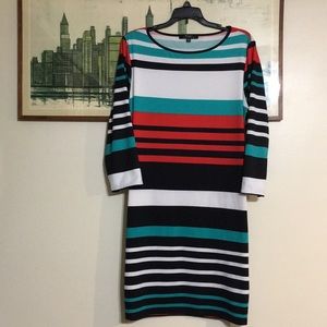 Multi Color Stripped Dress